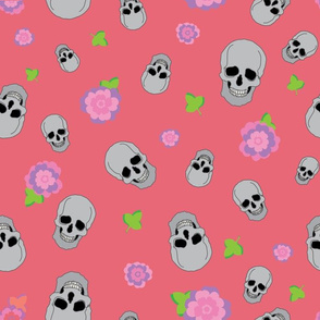 Skulls and roses