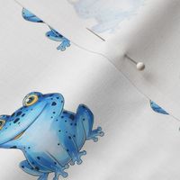 Poisionous Blue Dart Frog Pattern