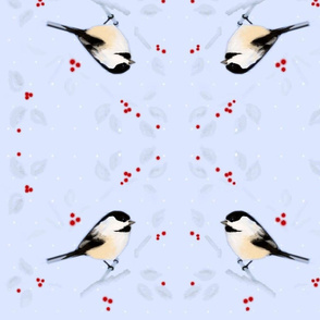 Winter Chickadees