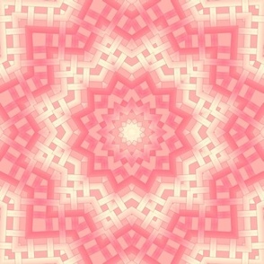 coral peach pattern of woven ribbons deco shabby chic