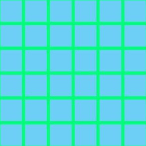 Grid Blue/Green