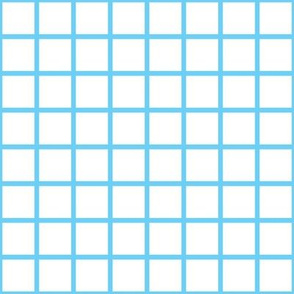 Grid White/Blue