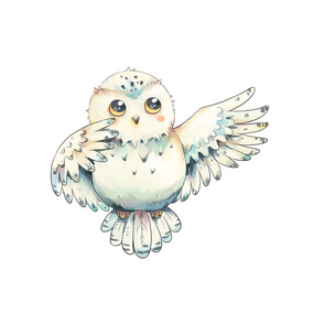 18" Snowy Owl Design