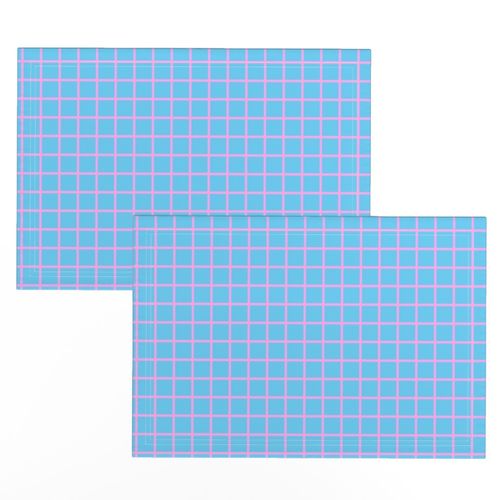 Grid Blue/Pink