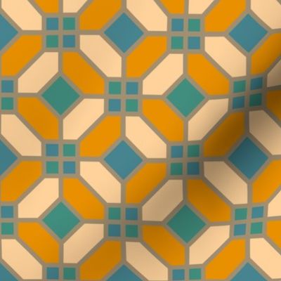 Geometric Pattern: Art Deco Tile: Lily
