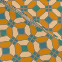 Geometric Pattern: Art Deco Tile: Lily