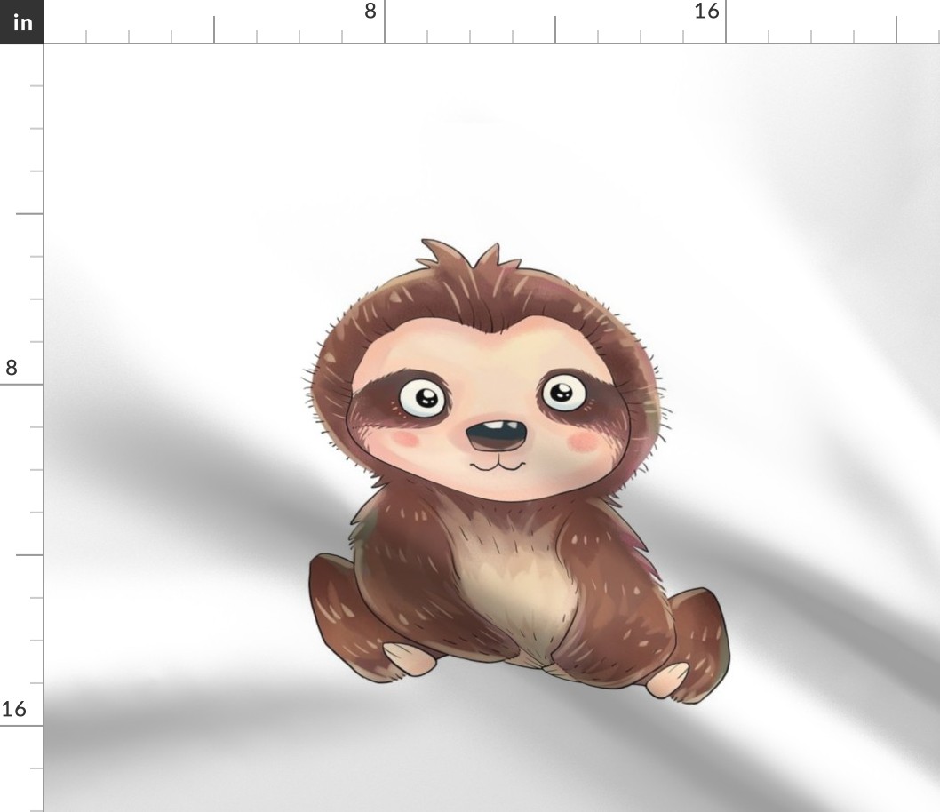 18" Sloth Design