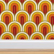 Geometric Pattern: Art Deco Arch: Sunset (standard version)