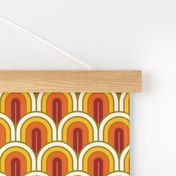 Geometric Pattern: Art Deco Arch: Sunset (standard version)