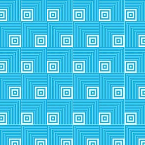 Geometric Pattern: Square Angle: Blue