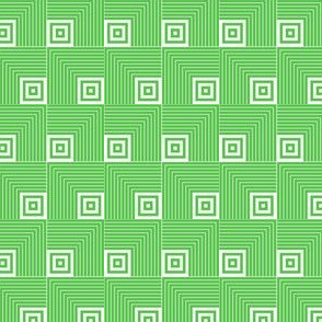 Geometric Pattern: Square Angle: Green