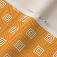 Geometric Pattern: Square Angle: Orange