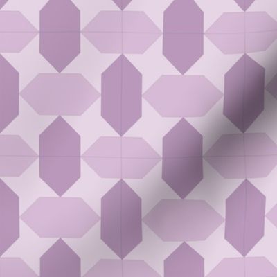 Geometric Pattern: Star Lozenge: Purple