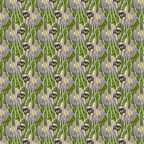 sloth cloth light green 4x4