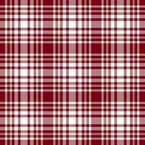 Red White and Gray Plaid