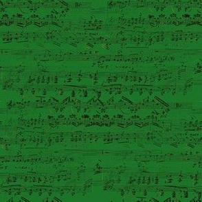 Sheet Music of Green