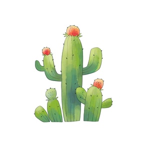 18" Cactus Design