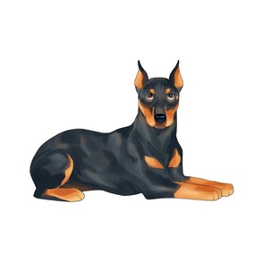 18" Doberman Pinscher Design