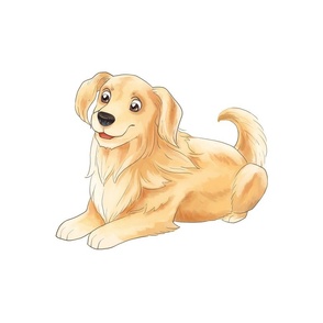 18" Golden Retriever Design