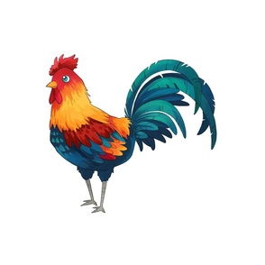 18" Rooster Design