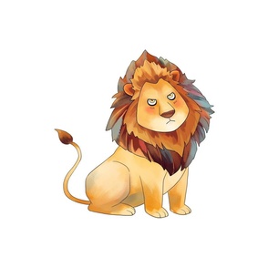 18" Lion Design