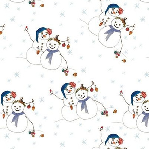 snowmen pattern