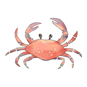 18" Crab Design