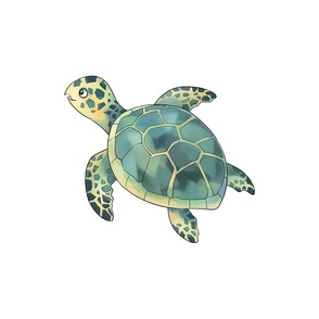 18" Sea Turtle Design