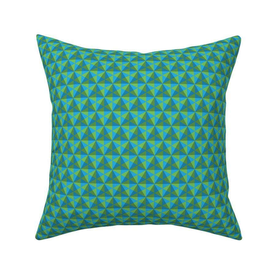 Geometric Pattern: Hexagon Triangle: Spring