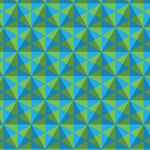 Geometric Pattern: Hexagon Triangle: Spring