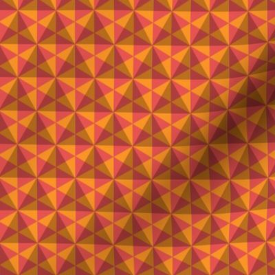 Geometric Pattern: Hexagon Triangle: Sunrise