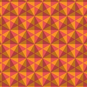 Geometric Pattern: Hexagon Triangle: Sunrise