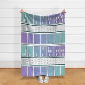 Eternal Weekly Things-to-do 1-yard linen Roller-towel Calendars