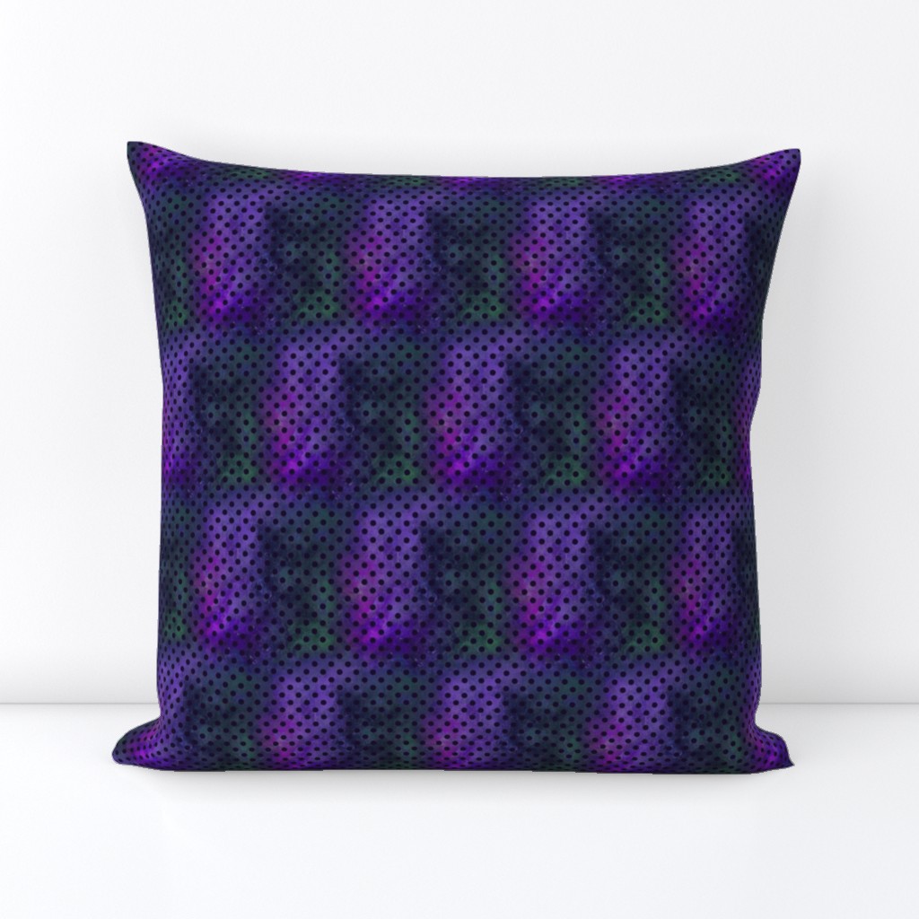 COORDINATE CHINESE ZODIAC DOTTY VIOLET PURPLE FLWRHT METALLIC EFFECT