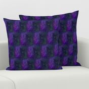 COORDINATE CHINESE ZODIAC DOTTY VIOLET PURPLE FLWRHT METALLIC EFFECT