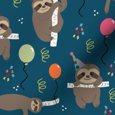 Birthday Party Animal Sloths - Large