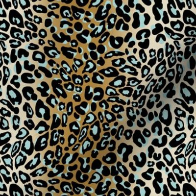 leopard - camel/aqua/black