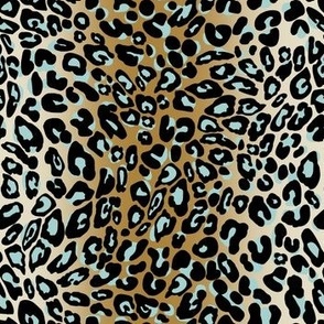 leopard - camel/aqua/black