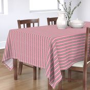 Rabbit Feedsack Stripe | Pink Morning