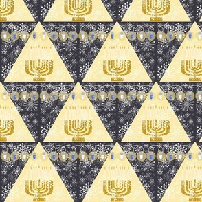 Hanukkah lights 