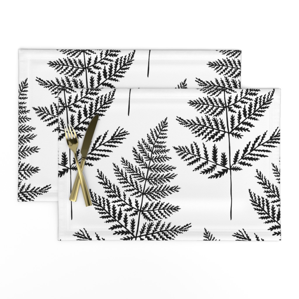 Jumbo Black&White Fern