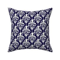 Squid Damask Small Navy