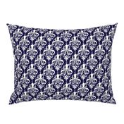 Squid Damask Small Navy