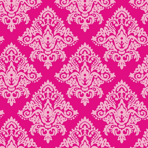 Damask Pattern Pink