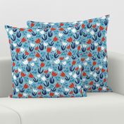 Tulips Scandi Blue