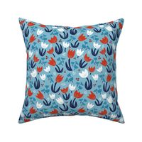 Tulips Scandi Blue