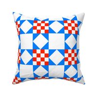 Star Crossed checkerboard Red Blue-clean