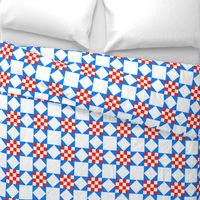 Star Crossed checkerboard Red Blue-clean