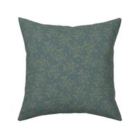 Porch Perfect flower spray teal 2026-10