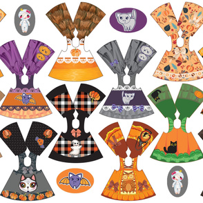 Spooky Collection 14 inch doll dresses